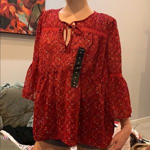 Lucky Brand Blouse Size XL